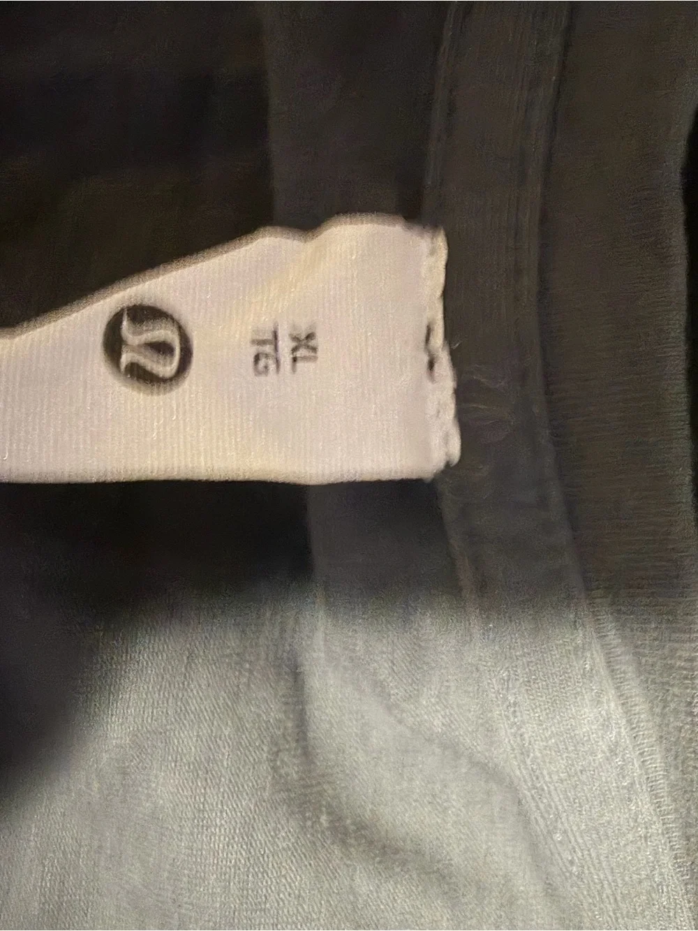 lululemon athletica organic cotton crewneck long sleeve oil grey